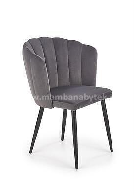 židle K386, šedá/černá - 1