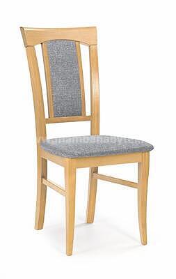 židle Konrad, dub medový/šedá - 1