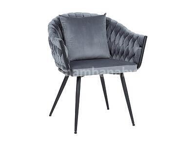 židle Nova, šedá/černá - 1