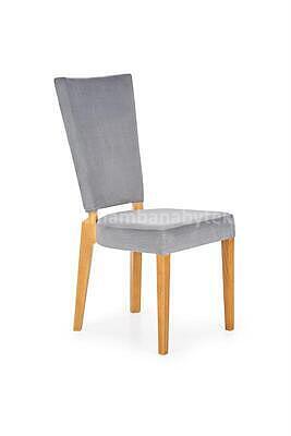 židle Rois, dub medový/šedá - 1