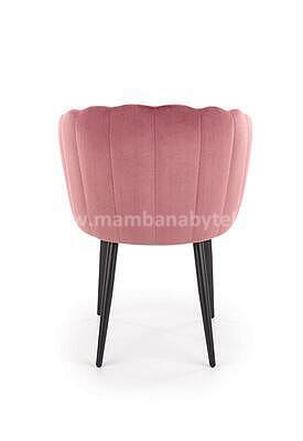 židle K386, růžová/černá - 2