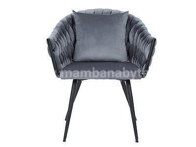 židle Nova, šedá/černá - 2