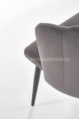 židle K386, šedá/černá - 3