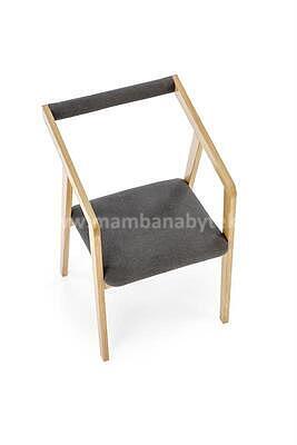 židle Azula, přírodní/šedá - 3