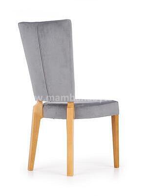 židle Rois, dub medový/šedá - 4