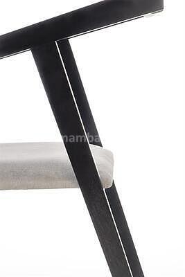 židle Azula, černá/šedá - 5