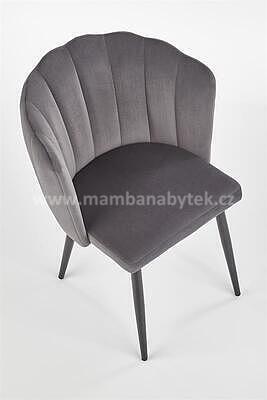 židle K386, šedá/černá - 6