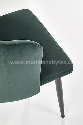 židle K386, zelená/černá - 6