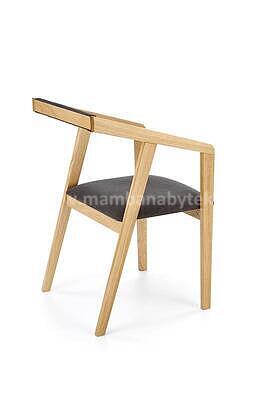 židle Azula, přírodní/šedá - 6